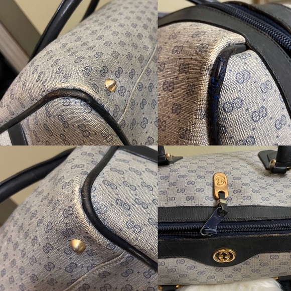 Vintage Gucci Monogram Boston Bag - Picture 7 of 8